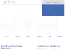Tablet Screenshot of harborterraceapartments.com